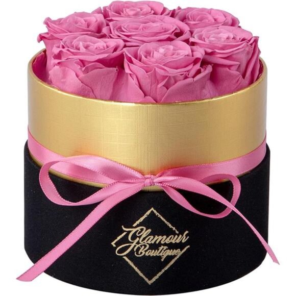 Eternal Preserved Roses in a Box - Flowers Forever, Roses Forever for Women, - Picture 1 of 8